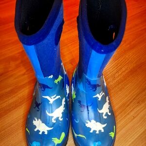 Hatley Dino Patterns Rainboots (Size US 10)